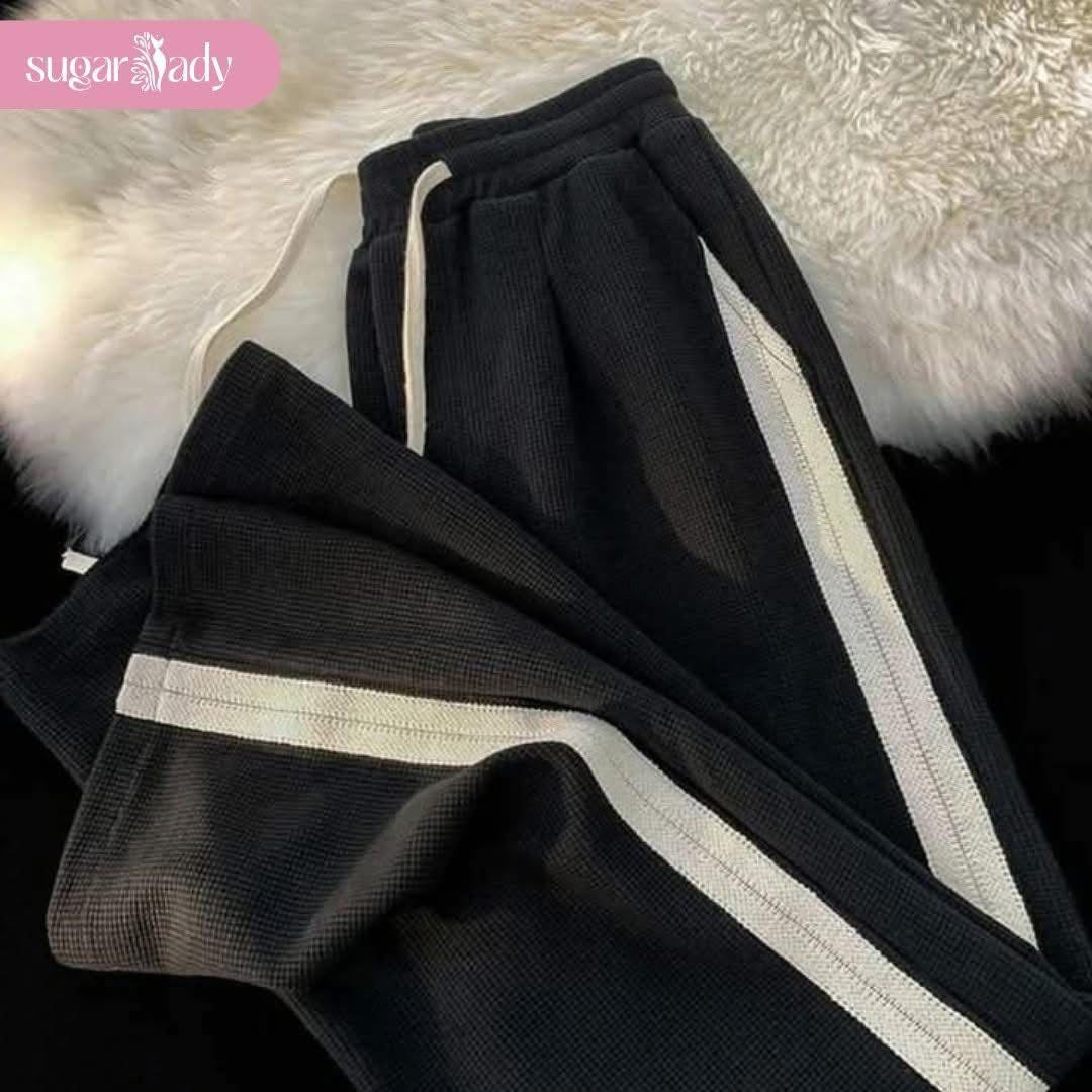 بنطلون وايد ليج اسود