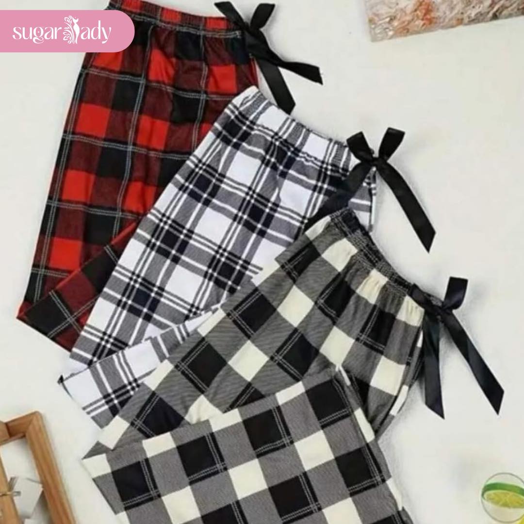 عرض ٢+١"بنطلون كاروهات"