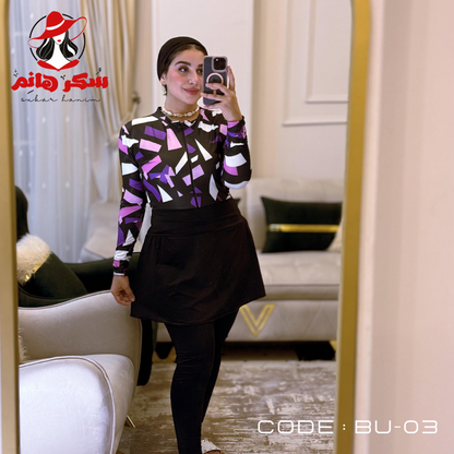Bu - 03 موف في اسود