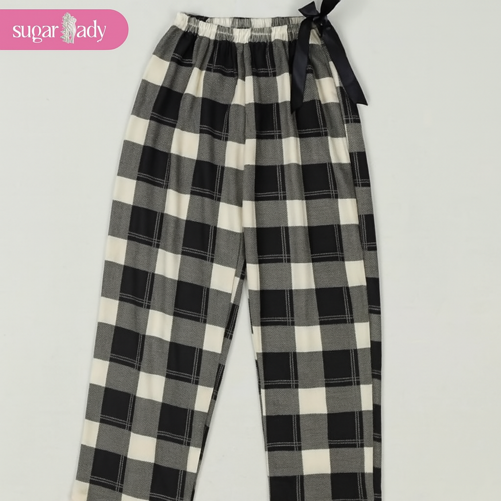 عرض ٢+١"بنطلون كاروهات"